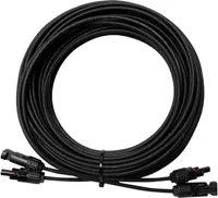 15 m 6 mm² Solarkabel PV Kabel schwarz mit Buchse und Stecker T4 kompatibel