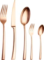 Echtwerk Tafelbesteck 'AVELINO' 30 tlg. - Shiny Edition Besteck-Set, Farbe:Bronze