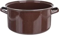 Orion Emaille-Topf emaillierter Kochtopf für Gastronomielokale groß 36 cm 15l
