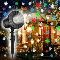 LED Projektor Weihnachten, LED Schneeflocken Projektionslampe mit