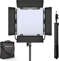 Lampa wideo Instarter LED 60 W ze statywem, lampa wideo obracana o 360°, lampa studyjna ze sterowaniem za pomocą aplikacji, dwukolorowe oświetlenie wideo i 4 efekty kolorystyczne (1023120)