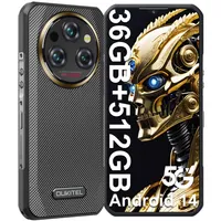OUKITEL WP35 Pro Outdoor Smartphone 5G 36GB+512GB Android 14 Odolný mobilní telefon bez smlouvy 11000mAh 6,6” FHD+ IP68 vodotěsný GPS NFC, černý