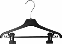 Kleiderbügel, Kinderbügel, Anzug, Kostüm, 35 cm, schwarz, NEU, 20 Stück