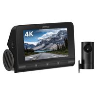 70mai Dashcam Auto Vorne Hinten 4K, A810 + Heckkamera RC12, Autokamera Schwarz, HDR, 150° Sichtfeld, integriertes GPS, App-Steuerung