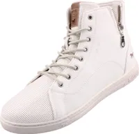 Mustang Damen High-Top Sneaker Weiß