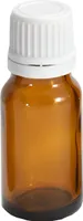 10 x 10ml Medizinflaschen mit Schraubverschluss | Apothekerflaschen aus UV-Schutz Glas | Braunglasflaschen | Schraubverschlussflaschen 10 ml