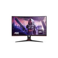 Herný monitor Curbat AOC LED VA 23,6'' Full HD, 165 Hz, 1 ms, FreeSync Premium, Display Port, HDMI, VGA, C24G2AE/BK