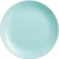 Glasierter Suppenteller DIWALI 20 cm Türkis