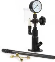 Tester vstrekovacích trysiek Wiltec, tester vstrekovacích trysiek s manometrom 0-600 bar, tester vstrekovačov vrátane adaptéra, palivovej nádrže a páky
