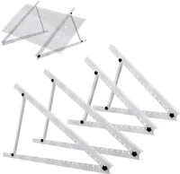 XMTECH 4xSolar Panel Mount Solar Panel Mount 28" Solar Mount Module 10-45° Individuálně nastavitelný držák pro plochou střechu, montáž pro lodě, obytné vozy