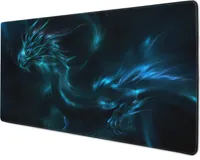 Dragon Mauspad für Laptop/Computer, Büro/Zuhause Gaming Mauspad XXL vernähte Kanten rutschfest 900 x 400 mm