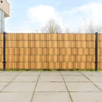 vidaXL Balkonové zástěny na ochranu soukromí 10 ks. Světle hnědé 255x19 cm Polyratanová zástěna