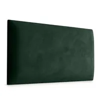 Muralo Polsterpaneel WANDKISSEN Wandpolster Bettkopfteil Wandpaneel Flaschengrün 60 cm x 30 cm