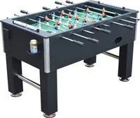 Premium Kickertisch | Tischfußball | Tischkicker | Kicker | Holz | Schwarz