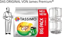 Tassimo Kapseln Morning Café Filter XL + Tassimo Kapselspender für 48 T-Discs ideal für Tassimo Kapseln groß und klein