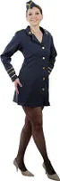 Kostüm Stewardess Flugbegleiterin Stewardesskostüm 34 - 44, Größe:36/38