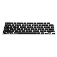 kwmobile Silikon Tastaturschutz für Apple MacBook Pro 16" (2021) A2485 - QWERTY US Keyboard Cover Abdeckung - Schwarz