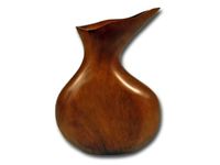 Vase, Holzvase, Höhe 30 cm, Designvase Nr. 4