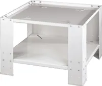 Waschmaschinen-Unterschrank 60x60 cm mit Ablage, 40cm Höhe, 150kg Traglast (00111078)