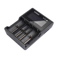 Séria Xtar VC4 - USB nabíjačka pre 4 lítium-iónové batérie, čierna
