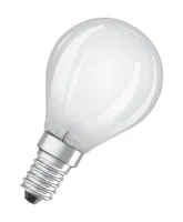 Žárovky OSRAM LED, klasický tvar mini koule, náhrada 40 W, E14, tvar P, 2700 Kelvinů, teplá bílá, čiré sklo, 2 balení