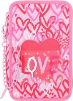 Depesche 3-Fach Federtasche TOPModel ONE LOVE pink