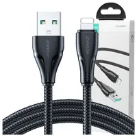 Joyroom kabel USB to Lightning 2,4A 0,25 m černý (S-UL012A11)