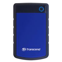 Transcend 2TB StoreJet 25H3 2.5 Zoll USB 3.0 externe Anti-Schock Festplatte, Blau