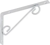 Regalhalter 200x125mm Regalträger Regalwinkel Wandkonsole Antik Retro weiß