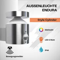 Ledvance Außenleuchte Endura Style Cylinder Wall stahl