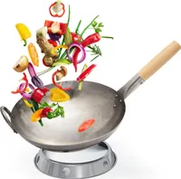 Flavemotion Wok + Wokring für Gasherd, Grill