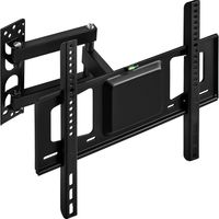tectake TV Wandhalterung neigbar, schwenkbar für 26" (66cm) - 55" (140cm), VESA max.: 400x400, bis 60kg - schwarz