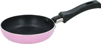 MINI BRATPFANNE Ø12cm Antihaft Aluminium Spiegeleipfanne Eierpfanne Blini Butterpfännchen Spiegelei Pfanne 4  (Rosa)