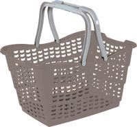 alpfa 800-659 Einkaufskorb mit Henkel Farbe zufällig, 4 Stü klappbar 16 Liter 