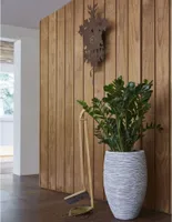 Capi Vase Nature Rib Elegant Deluxe 45x72 cm Elfenbeinfarben