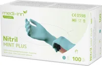 Medi-Inn® Classic 100 "Medi-Inn® Classic" Handschuhe, Nitril puderfrei "Green Plus" grün Größe S | Faltschachtel (100 Stück)