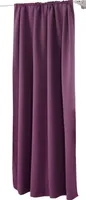 WOLTU Thermovorhang Verdunklungsvorhang, 250g/m², 135x245 cm Violett (1 Stück)