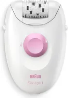 Braun Silk-épil 1 1-010, Růžová, Bílá, 20 pinzeta/pinzety, MicroGrip, Epilace, AC, 100 - 240 V