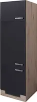 Flex Well Kühlumbauschrank für 88er Einbaukühlschrank Santo BxTxH 60 x 57 x 200 cm anthrazit matt zerlegt Anschlag reversibel 00011006