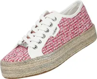 Rieker Damen Low Sneaker Pink Textil  Größe: 38