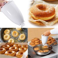 Backwerkzeug Kunststoff Donut Maker Dispenser Donut Maker Artifact Fry Donut-Form Arabisch Waffel Donut-Kuchen-Form Küche Gebäck-Werkzeug-Küche-Werkzeug