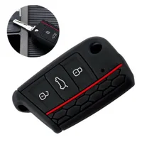 Schlüsselhülle Schwarz Rot VW Golf 7 GTI