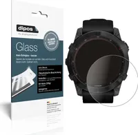 1x Schutzfolie für Garmin Fenix 7 (47 mm) matt - Anti-Shock 9H Folie dipos Glass Kunststoffglas
