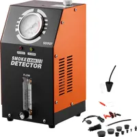 SucceBuy Automobilový detektor úniku dymu. Zabudované vzduchové čerpadlo, manometer a prietokomer. 2-režimový tester pre 12 V osobné a nákladné vozidlá, lode. Zisťuje úniky EVAP a podtlakové úniky paliva.
