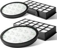 2er-Pack HEPA-Filter für Rowenta Silence Force Cyclonic 4AAAA (Modell RO76xx) RO7681EA RO7691EA RO7690EA RO7649EA RO7647EA RO7663EA RO7676EA Ersatzfilter ZR903701 H246Vacuum-Zubehör