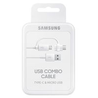 Datový kabel Samsung Micro-USB na USB-A včetně adaptéru USB-C