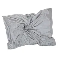 Jedwabna poszwa na kołdrę Grey - Luksusowa pościel wykonana w 100% z jedwabiu, 135x200 cm
