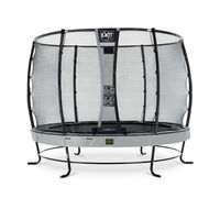 EXIT Elegant Premium Trampolin ø305cm mit Deluxe Sicherheitsnetz - grau