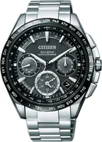 Citizen CC9015-54E Elegantní chronograf GPS s celosvětovým časem Titanium Grey