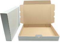 DIN A6 Versandkarton Warensendung Päckchen geeignet für DHL DPD GLS 10 Maxibriefkartons 155 x 115 x 44 mm braun 